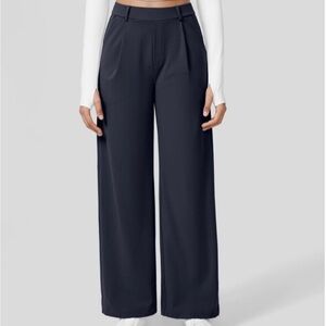 Women's Blue Wide-Leg Pants